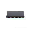 8 Port 1000Mbps ethernet switch powered by poe